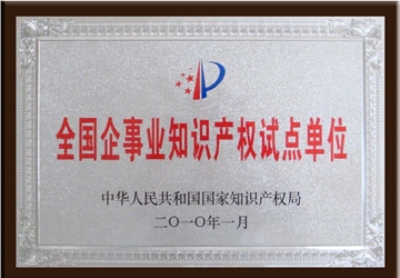 全（quán）國企（qǐ）事業知識產權試點單位
